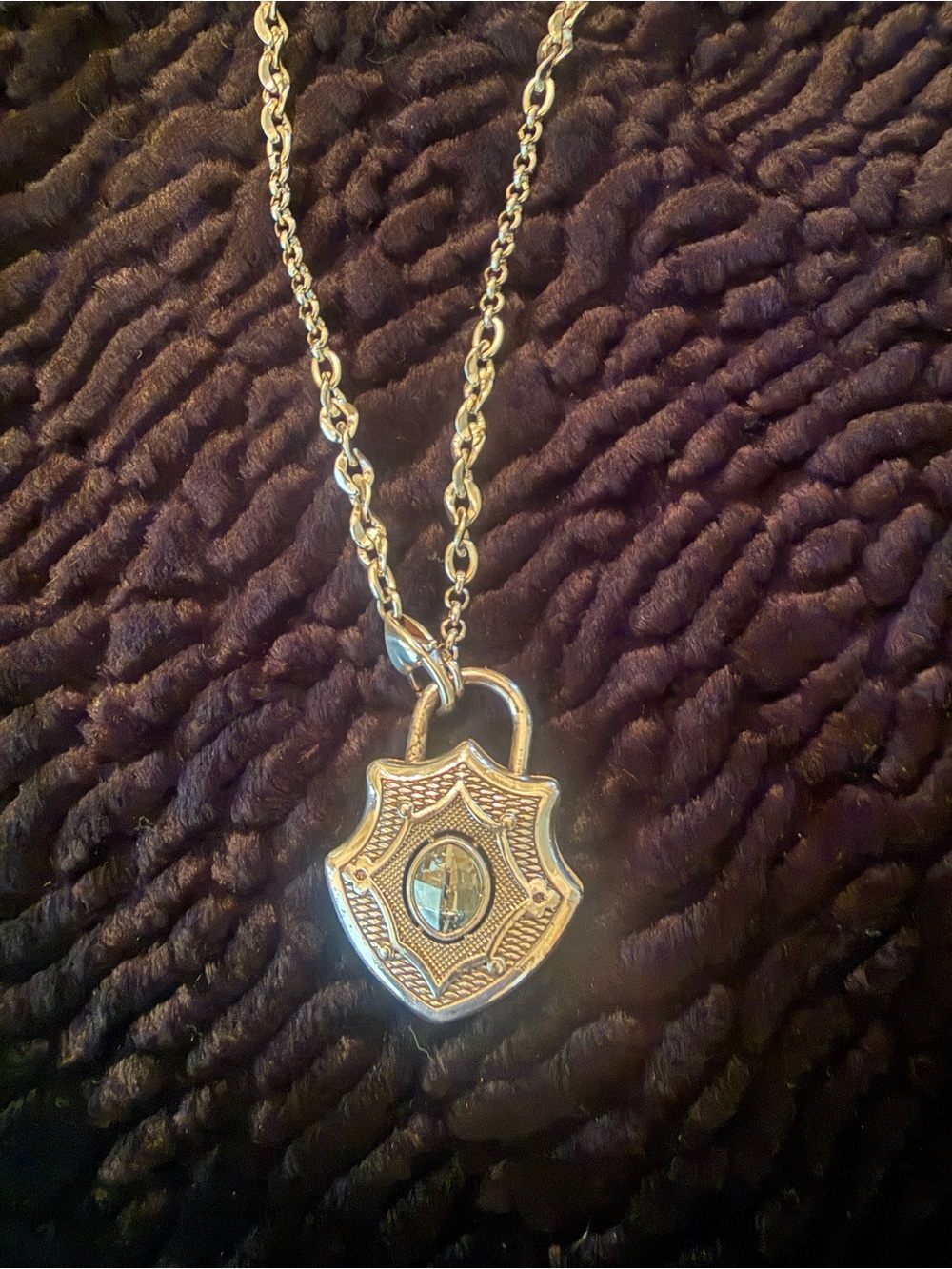 Brighton Silver Necklace with Blue Accent